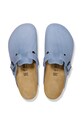 Birkenstock papuci de piele Boston albastru 1028225