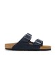 Birkenstock klapki zamszowe Arizona granatowy 1030916