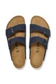Obuwie Birkenstock klapki zamszowe Arizona 1030916 granatowy