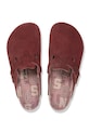 Obuwie Birkenstock klapki zamszowe Boston Varsity 1030648 czerwony