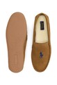 Παντόφλες σουέτ Polo Ralph Lauren Brenan καφέ 843981599003.101