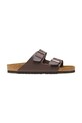 Birkenstock papucs Arizona szintetikus bőr barna 451161