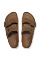 Obuwie Birkenstock klapki zamszowe Arizona 1030863 brązowy