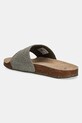 Obuwie adidas Originals klapki zamszowe Adilette Rs JR3595 zielony