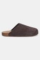 adidas Originals papuci din piele Adimule JS0705 maro AW25