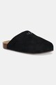 adidas Originals papuci din piele Adimule piele întoarsă negru JQ4367