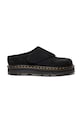Semišové šľapky Dr. Martens ZebZag AnyWair Mule semišová koža čierna DM41730001
