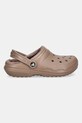 Crocs kapcie Classic Lined Clog 203591.2Q9 brązowy AW25