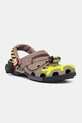 Crocs papuci Classic Ghostbusters Clog sintetic maro 211414.90H