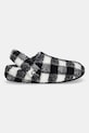 Crocs kapcie Classic Buff Check Cozzzy Slipper 210755.066 biały AW25