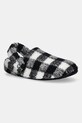 Crocs papuci de casa Classic Buff Check Cozzzy Slipper negru 210755.066