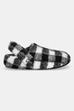 Crocs papuci de casa Classic Buff Check Cozzzy Slipper 210755.066 negru AW25
