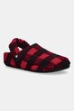 Crocs kapcie Classic Buff Check Cozzzy Slipper czerwony 210755.6WG