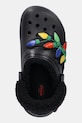 Crocs kapcie Classic Lined Holiday Lights Clog czarny 212054.0C4