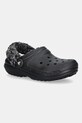 Παντόφλες Crocs Classic Fleece Lined Clog μαύρο 211396.001
