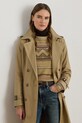 Одяг Пальто Lauren Ralph Lauren 297951255 бежевий