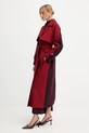 Patrizia Pepe trencz z wełną 8O0188.A630 czerwony AW25