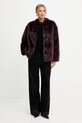 Patrizia Pepe płaszcz 8O0197.E072 bordowy AW25