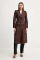 Elisabetta Franchi płaszcz nieocieplane brązowy CP01056E2