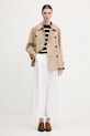 Tommy Hilfiger trencz bawełniany WW0WW45618 beżowy AW25