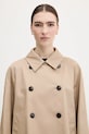 Tommy Hilfiger trencz bawełniany beżowy WW0WW45618