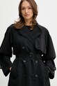 Тренч Tommy Hilfiger чорний WW0WW45632
