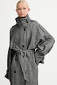 Gestuz haină cu lână 10910323 gri