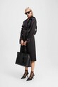 Karl Lagerfeld trencz czarny A3W15011