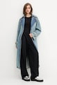 Hugo Blue płaszcz jeansowy 50541545 niebieski AW25
