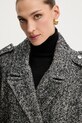 Pinko cappotto con lana grigio 105562.A2SE