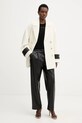 Παλτό από μείγμα μαλλιού Pinko 105559.A2SH μπεζ AW25