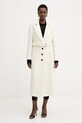 Παλτό με προσθήκη μαλλιού Pinko oversize μπεζ 105695.A2UB