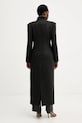 Odzież Pinko płaszcz z dodatkiem wełny 106123.A30G czarny