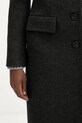 Pinko płaszcz z dodatkiem wełny 106123.A30G czarny