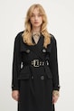 Marciano Guess trencz z domieszką wełny NINA czarny 5YGL03.7340A