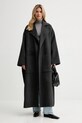 Пальто с добавлением шерсти Nanushka NW25PFOW12694 серый AW25