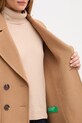 Μάλλινο παλτό United Colors of Benetton 28F7DN083