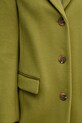Пальто с добавлением шерсти United Colors of Benetton 2V0PDN062 зелёный