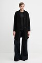 Kabát s prímesou vlny United Colors of Benetton 2V0PDN062 čierna AW25
