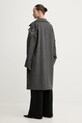Odzież Blugirl Blumarine płaszcz z dodatkiem wełny RF5241.T221A szary