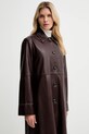 Odzież PS Paul Smith płaszcz W2R.284C.T31350 brązowy