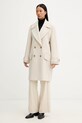 PS Paul Smith płaszcz z dodatkiem wełny W2R.354C.T21059 beżowy AW25