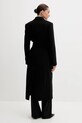 Одяг Пальто з вовною MSGM 3941MDC10.257603 чорний