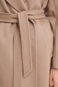 Vlněný kabát Weekend Max Mara RESINA 2525016031600 hnědá
