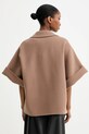 Odzież Weekend Max Mara płaszcz wełniany PERA 2525086021600 brązowy