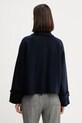 Odzież Weekend Max Mara płaszcz wełniany CARELLA 2525086031600 granatowy