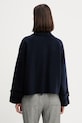 Oblečenie Vlnený kabát Weekend Max Mara CARELLA 2525086031600 tmavomodrá