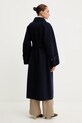 Одежда Шерстяное пальто Weekend Max Mara CADINE 2525016022600 тёмно-синий