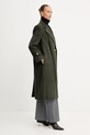 Vlněný kabát Weekend Max Mara SMALTO zelená 2525016026600