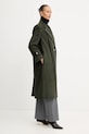 Weekend Max Mara palton de lână SMALTO verde 2525016026600